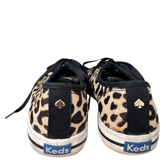 Keds X Kate Spade Leopard Print Sneakers Size 7 - Picture 6 of 9